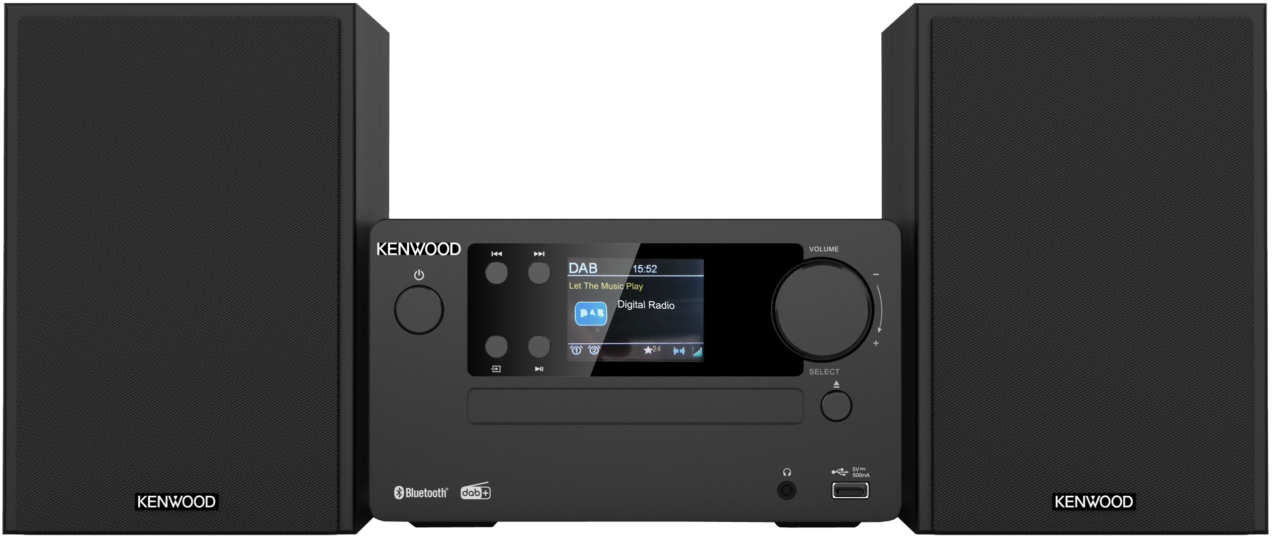 KENWOOD_M-725DAB-B_Front