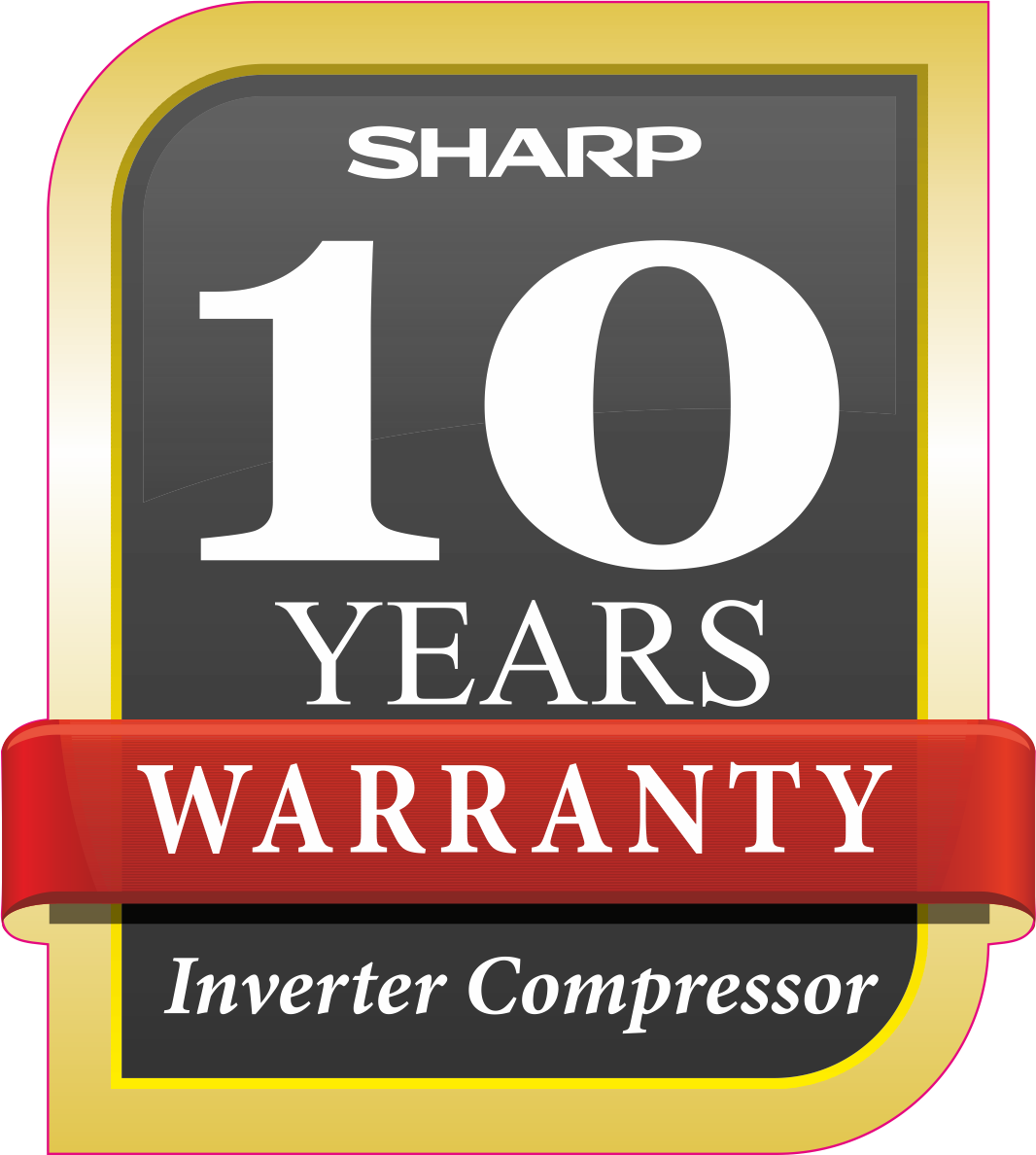 Warranty Logo for 10 Years Inverter Warranty