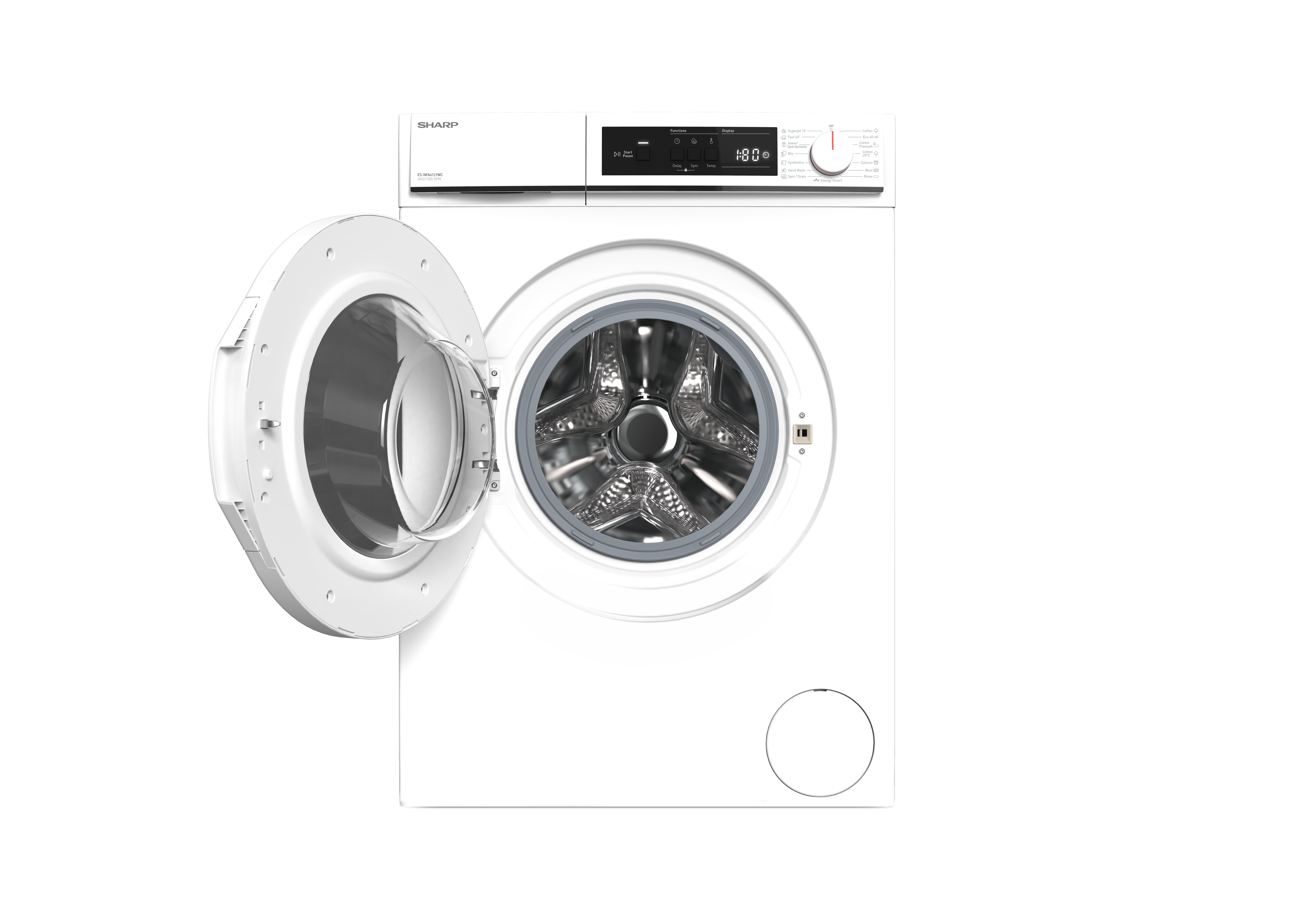 Product Picture 10847254 ES-NFA6121WC-EE DOOR OPEN